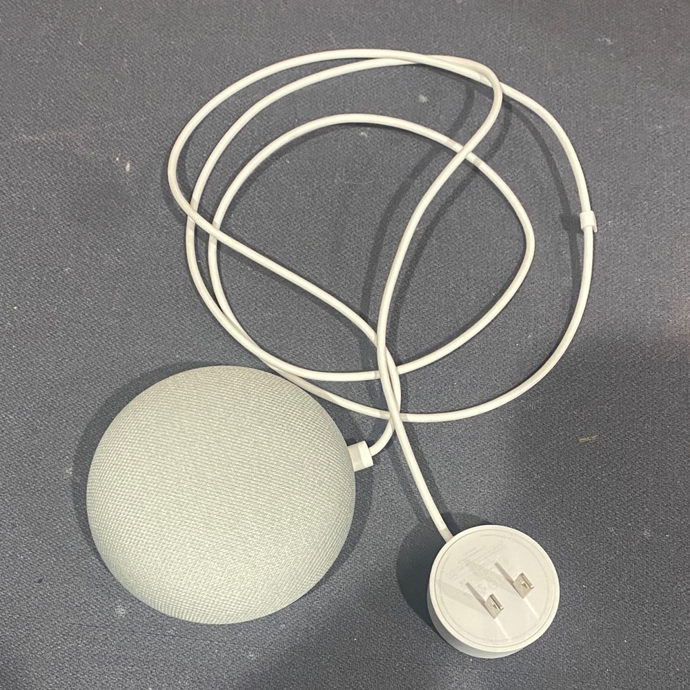 Google Smart Device in Orange and White